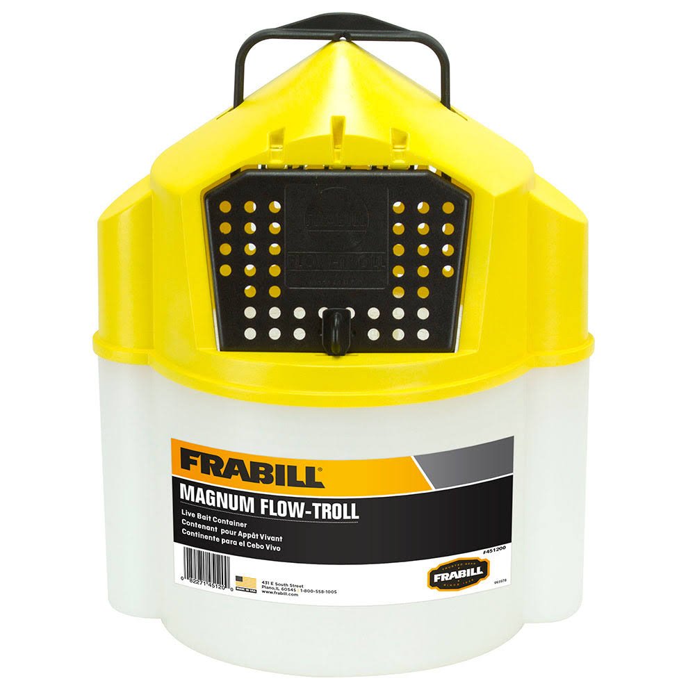 Frabill Magnum Flow Troll Bucket - 10 Quart Review - Clinch River Fishing USA