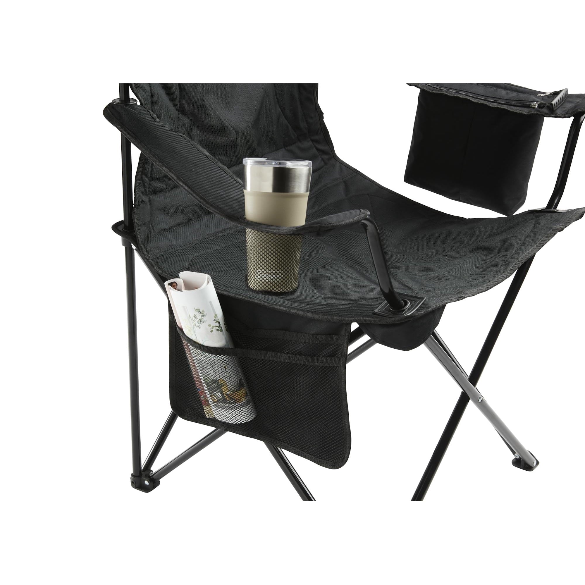Review of the Coleman Camping Chair with Built-In 4-Can Cooler - Clinch River Fishing USA