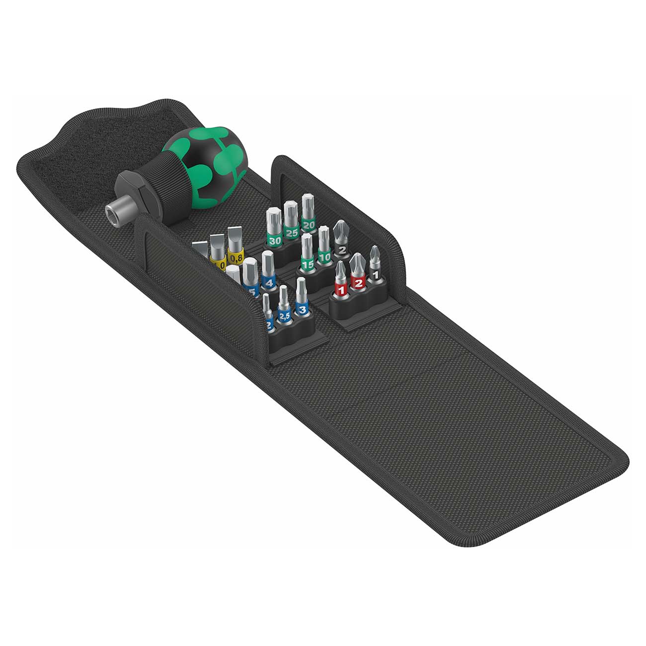 Wera Stubby 1/4" Bit Driver Set (19-Piece)