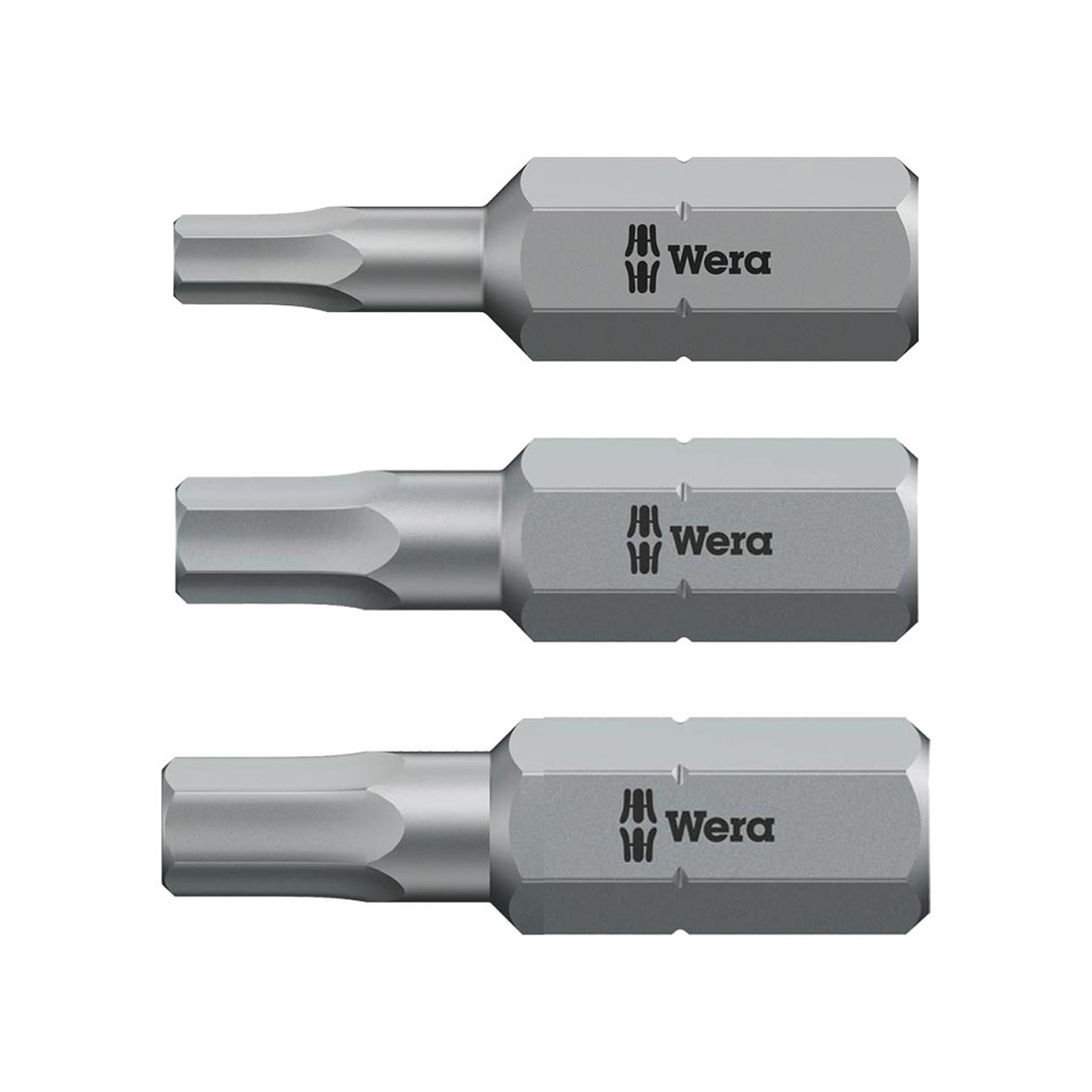 Wera Metric Hex-Plus 1/4" Bit Set (3-Piece)