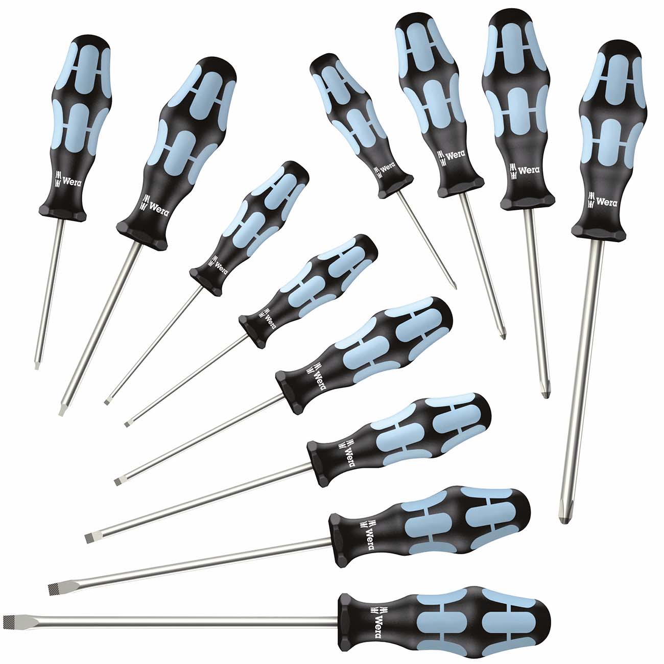 Wera Stainless Steel Screwdriver Set (12 Piece Set)