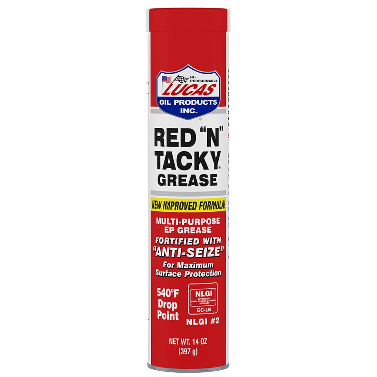 Lucas Oil Red N Tacky Grease - 14 Ounce Tube