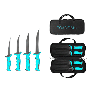 Toadfish Fixed Filet Knife Set - 4 Knives - Fixed Knives