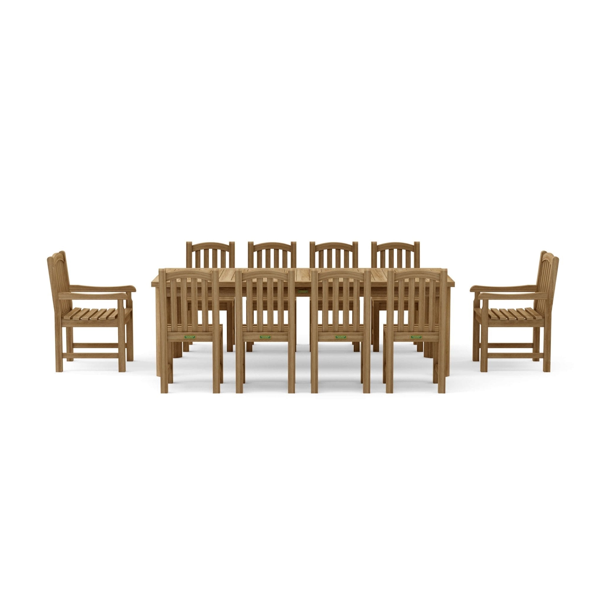 11-PC CHELSEA RECTANGULAR DINING TABLE SET - Clinch River Fishing USA
