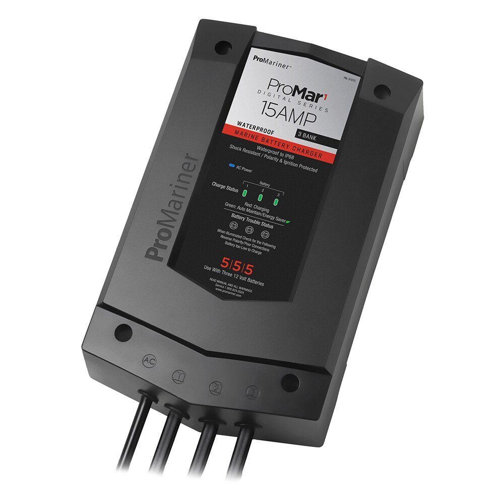 ProMariner ProMar 1 DS - Digital 15 Amp 3 Bank