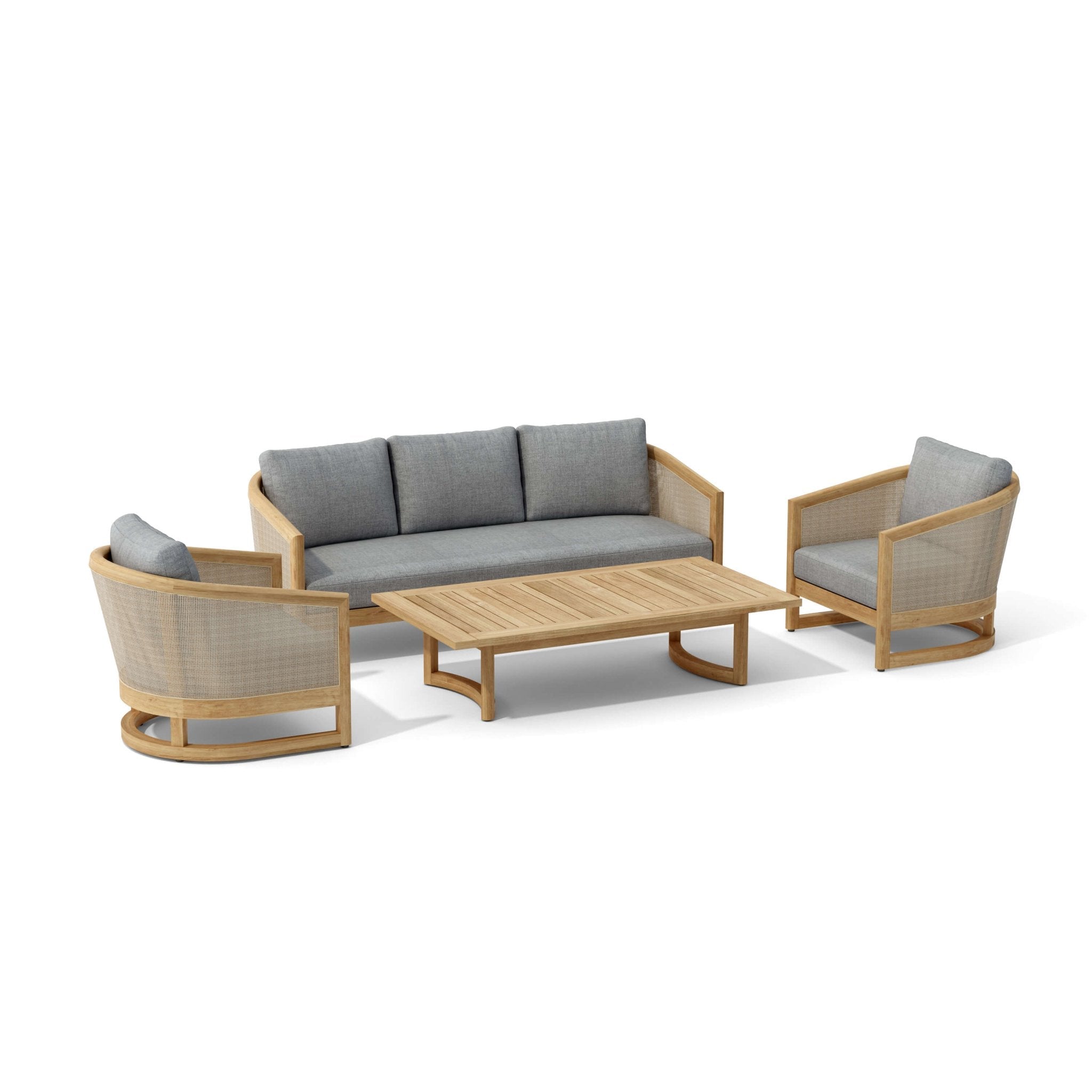 4-PC CATANIA DEEP SEATING SET - Clinch River Fishing USA