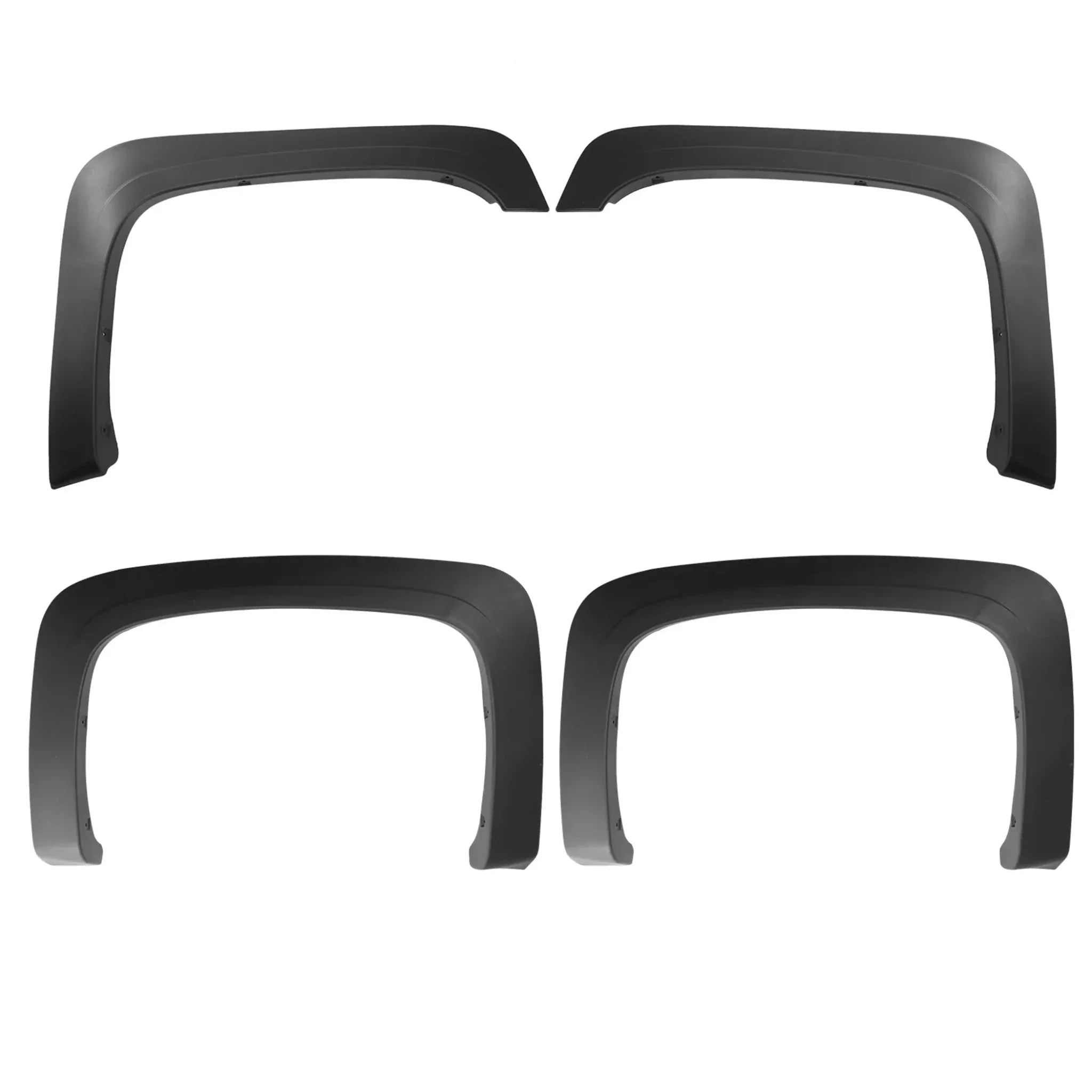 4-Piece Pocket-Style Fender Flares for 2007–2013 Chevy Silverado 1500 / 2500HD / 3500HD - Clinch River Fishing USA