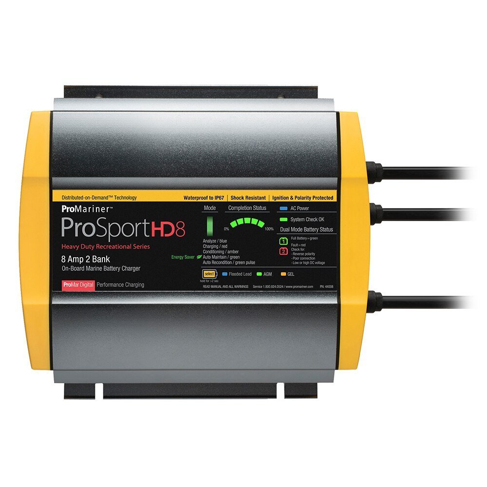 ProMariner ProSport 8 Gen 4 8 Amp 2 Bank