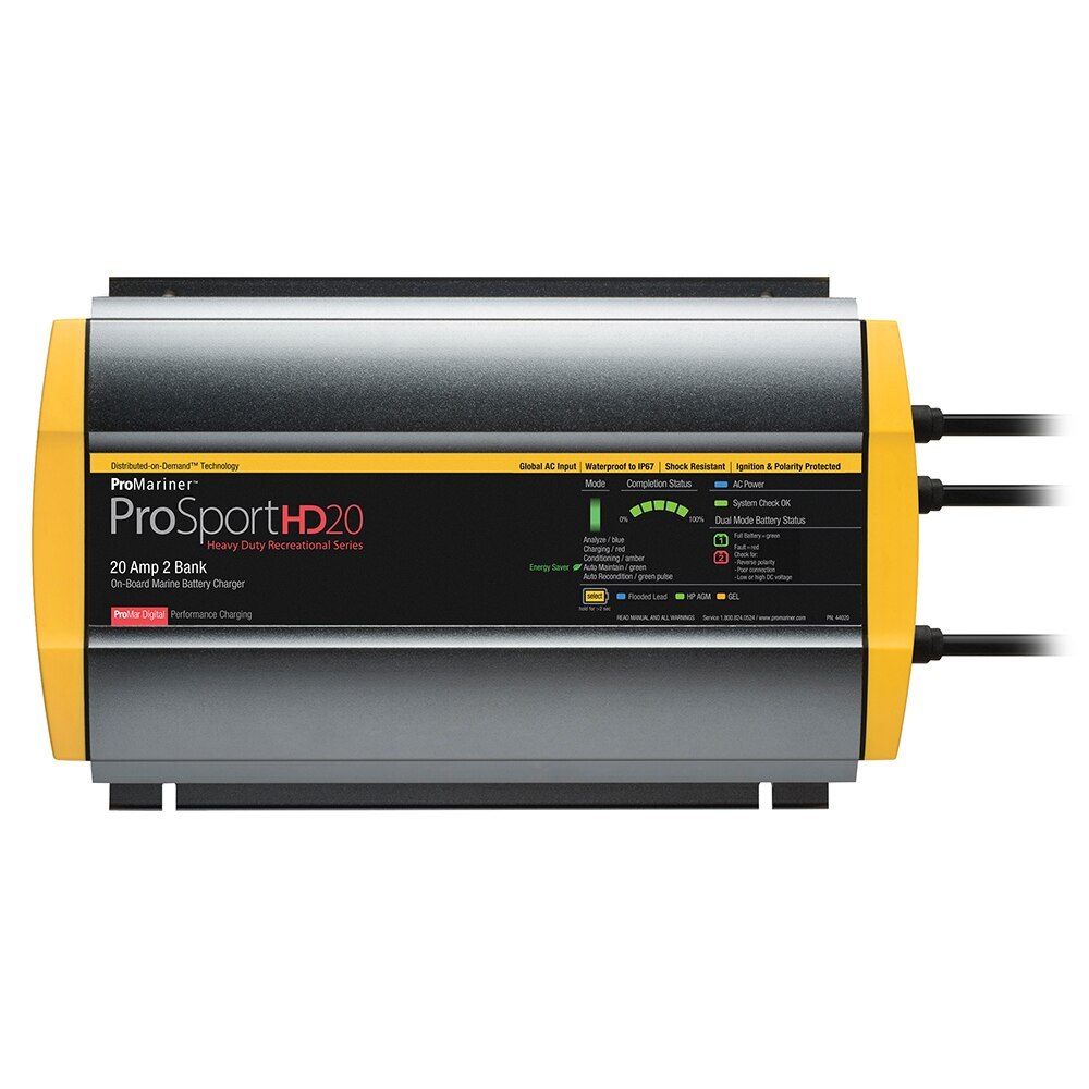 ProMariner ProSport 20 Gen 4 20 Amp 2 Bank