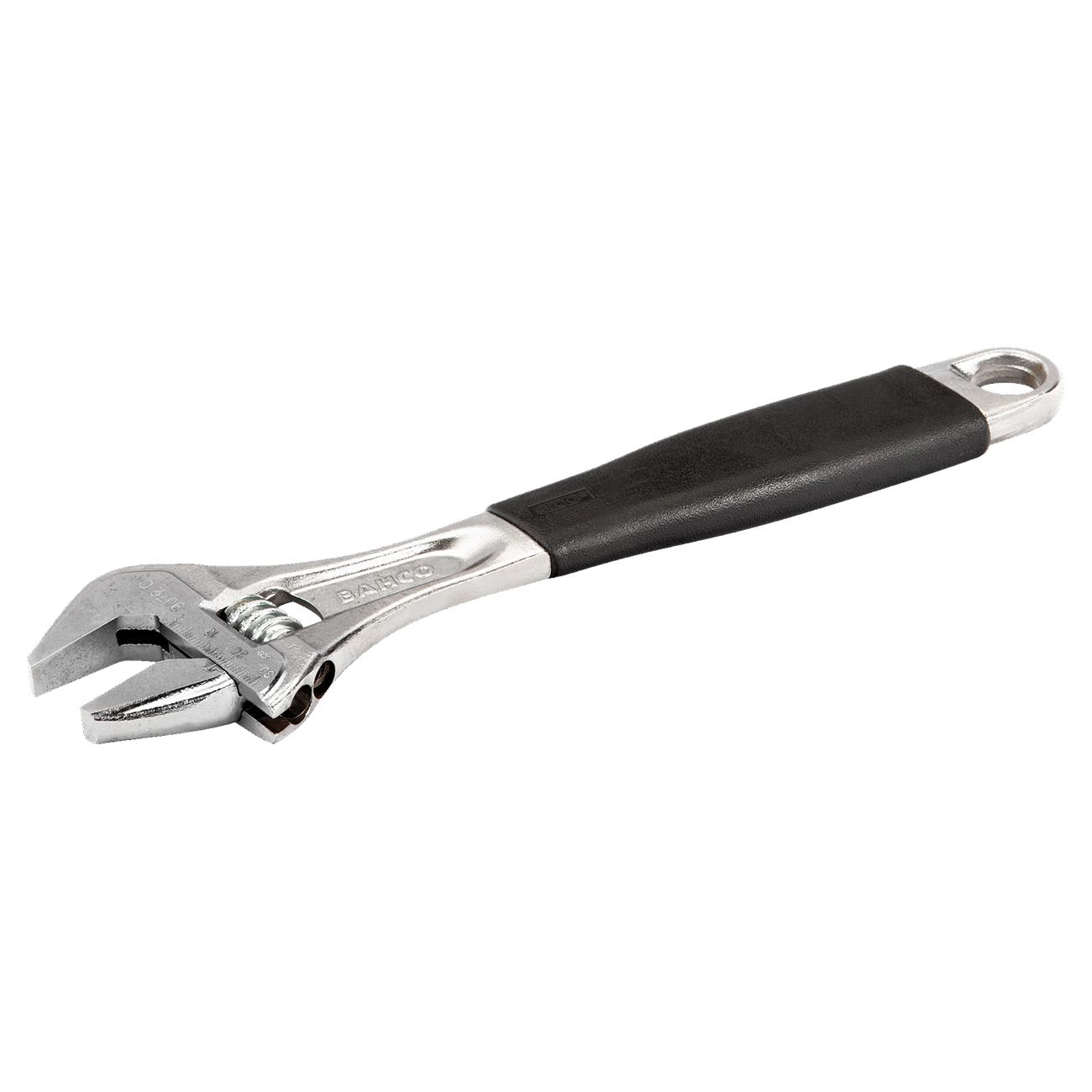 Bahco 8" ERGOGäó Central Nut Adjustable Wrench with Rubber Handle and Chrome Finish