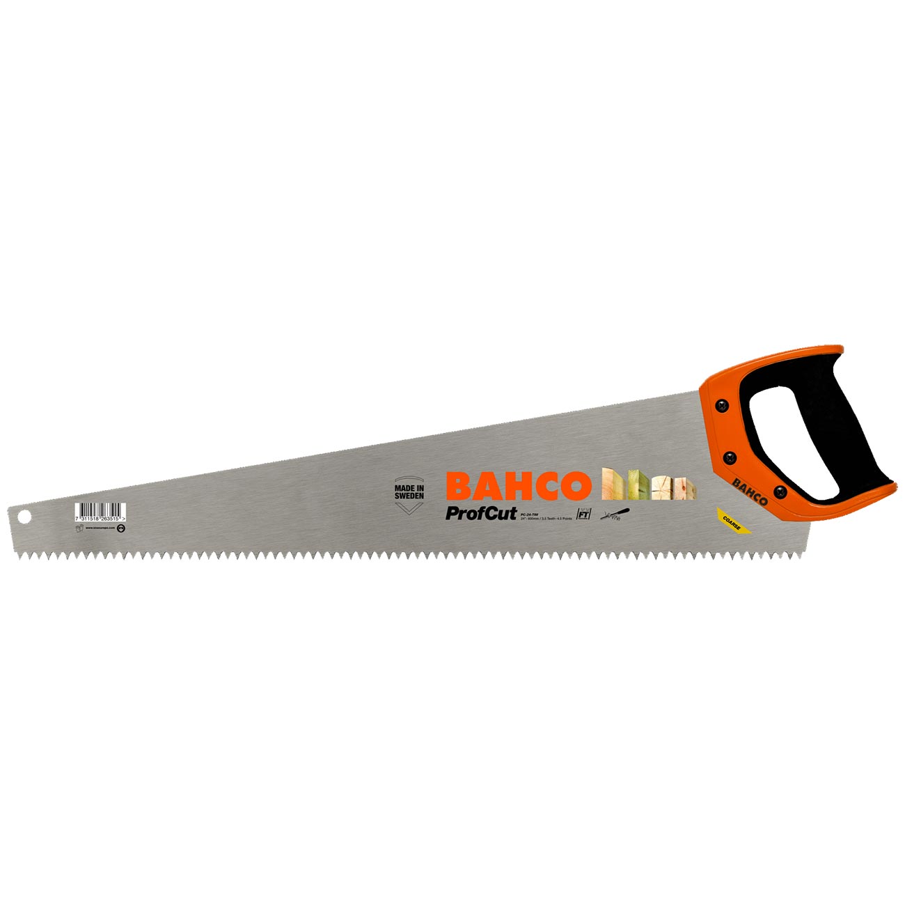 Bahco 24" ProfCutGäó Timber Hand Saw for Timber/Wet/Tanalised Wood