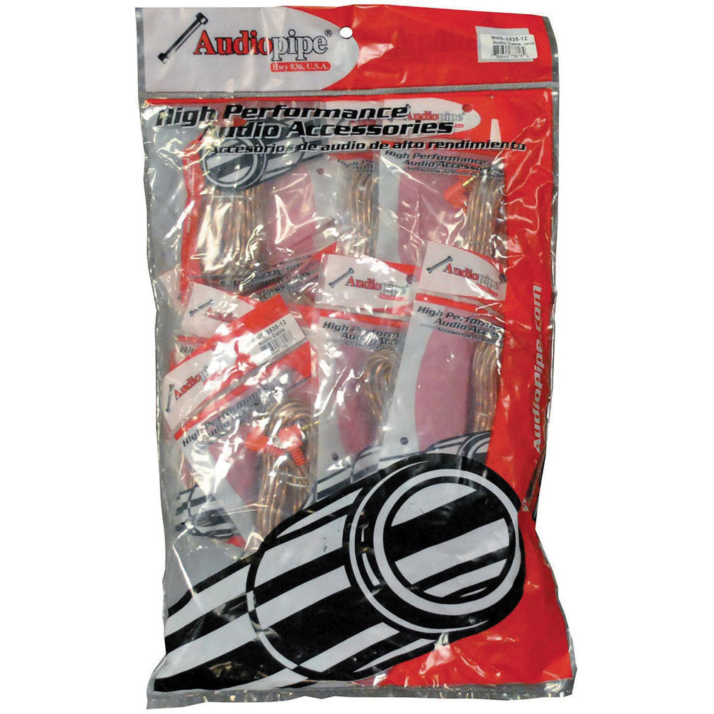 Audiopipe BIN-MASTER SERIES 6-Foot RCA Cable