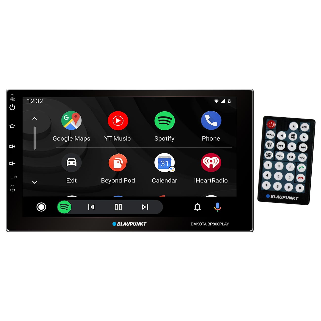 Blaupunkt 7GÇ¥ Double DIN MECHLESS Fixed Face Touchscreen Receiver with Mirrorlink Android Auto/Apple