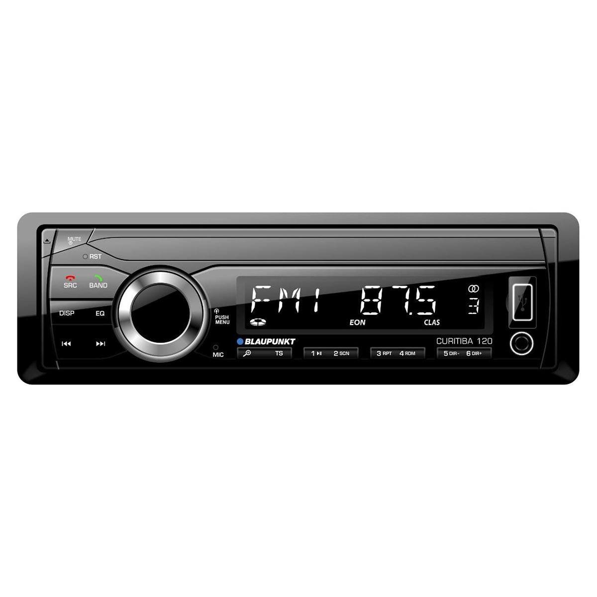 Blaupunkt Detachable Face Mechless AM/FM Receiver with Bluetooth & USB Input