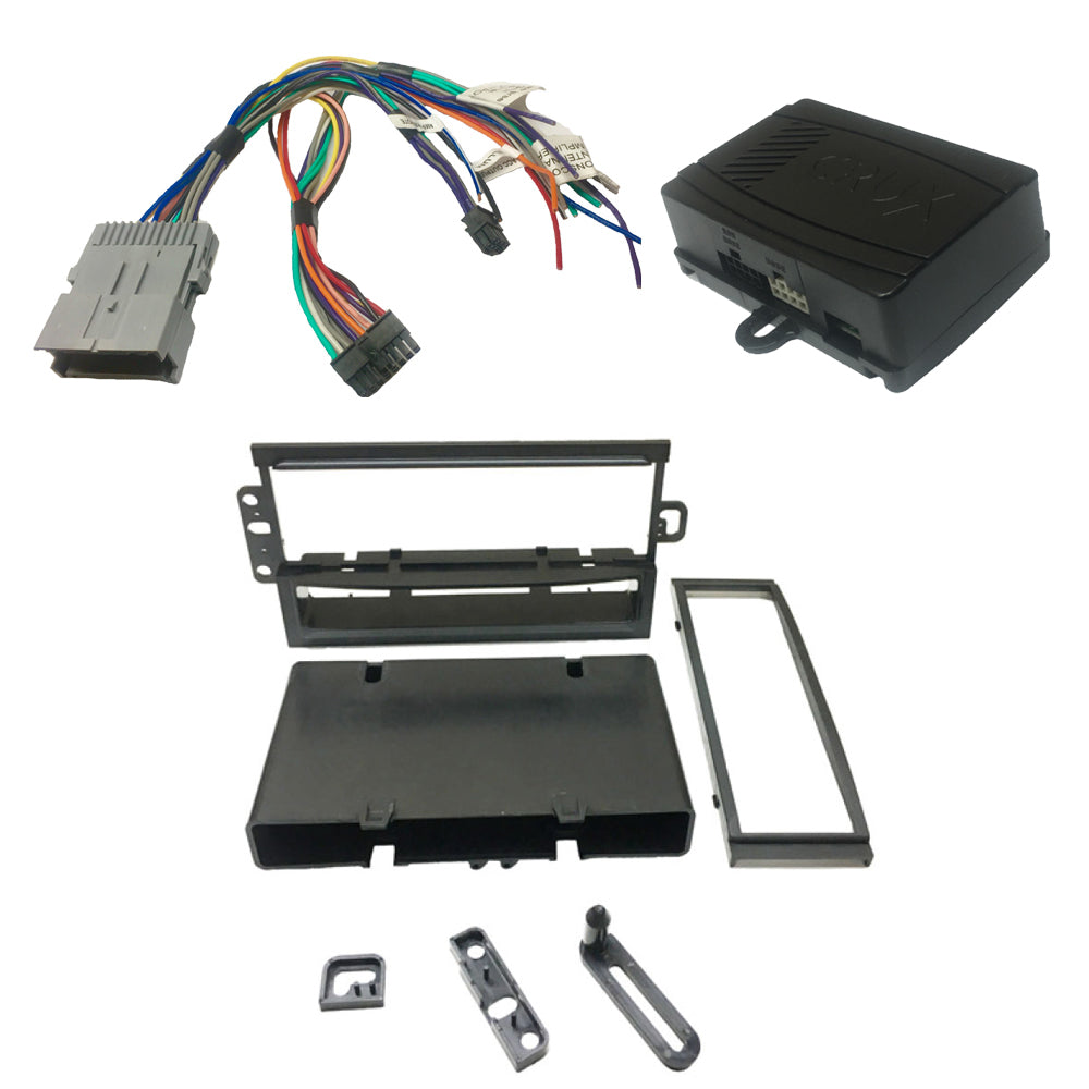 Crux Radio Replacement for GM Class II Vehicles (Single DIN Dash Kit Included)