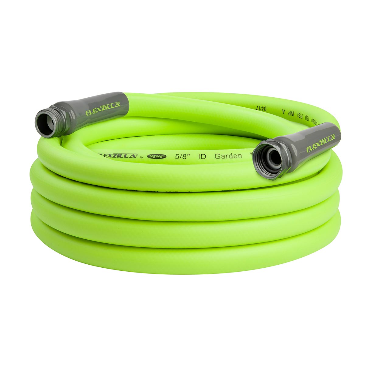 Flexzilla-« Garden Hose 5/8" x 25' 3/4" - 11 1/2 GHT Fittings ZillaGreen-«