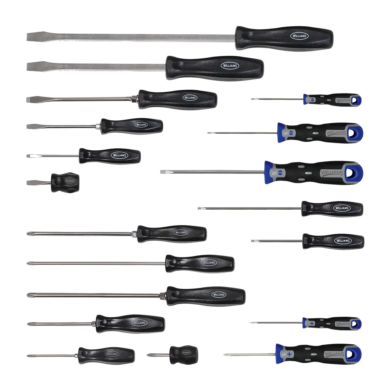 Williams Premium Mixed Screwdriver Set (19 Piece)