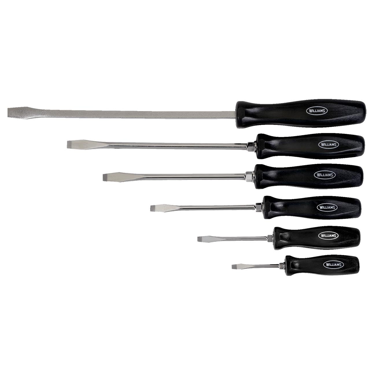 Williams Endurogrip Keystone Slotted Screwdriver Set (6 Piece)
