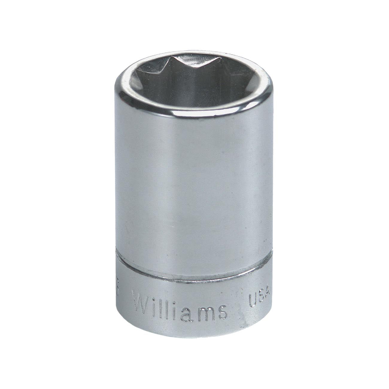 Williams 1/2GǦ Shallow Socket 3/8GǦ Drive 8 Point