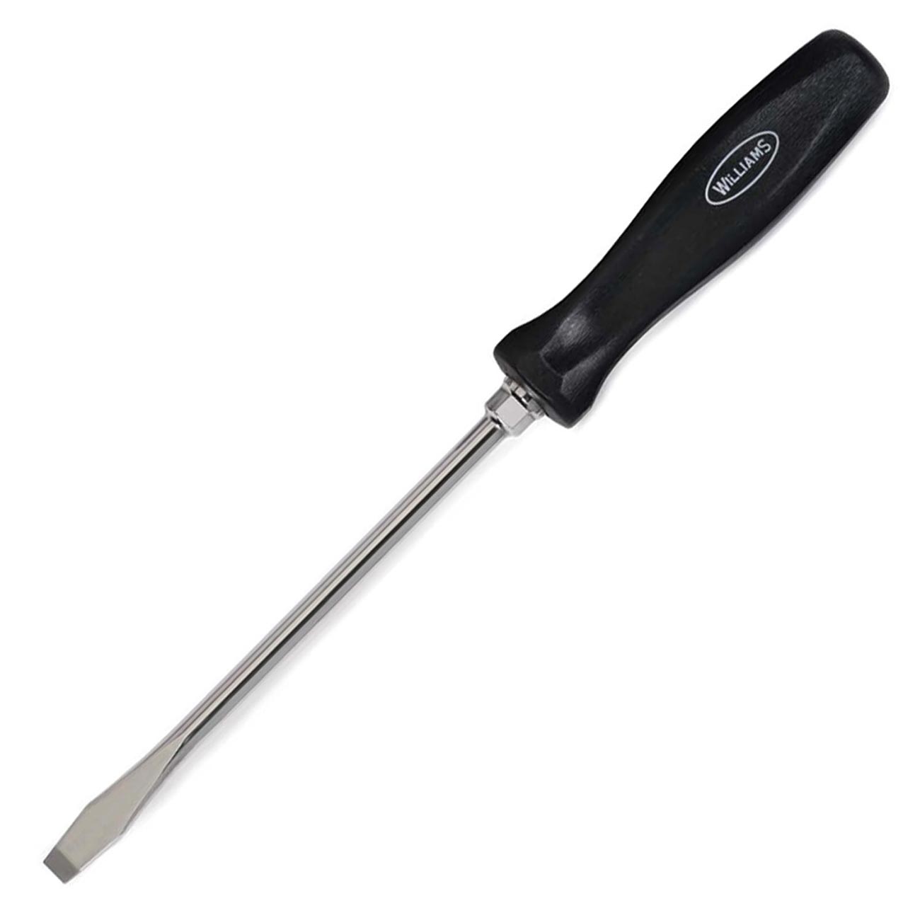 Williams Endurogrip Screwdriver: Slotted 3/8" x 8" with Hex Bolster