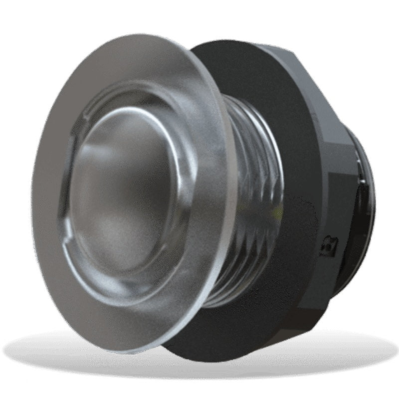 Lumishore LUX LW25 Livewell Light, CRGBW 12/24vDC 0.5 Watt Chrome Bezel