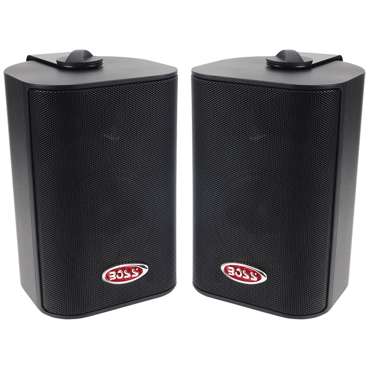 Boss Audio Marine 3-Way Box Speakers with 4GÇ¥ Woofer (Black)