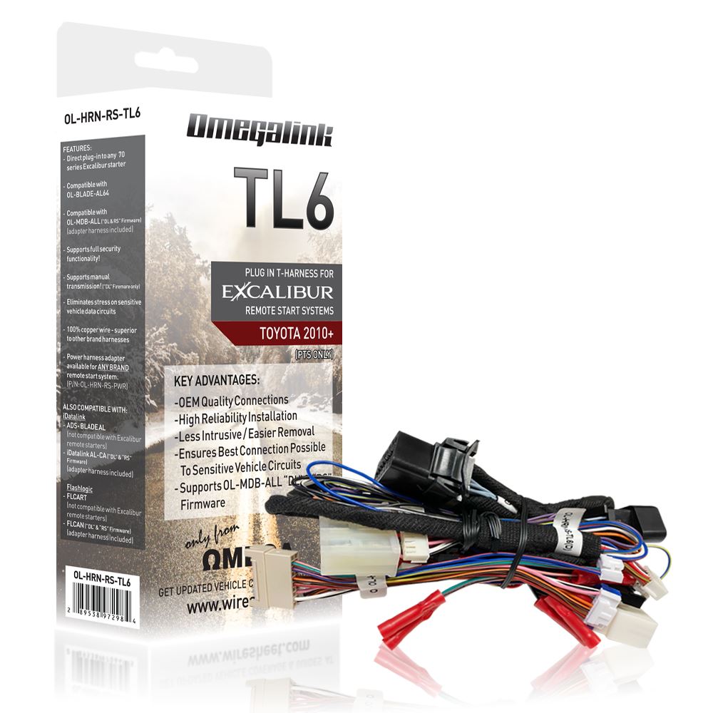 Omegalink T-Harness - Covers Select Lexus Scion & Toyota PTS Vehicles (2010-2024)