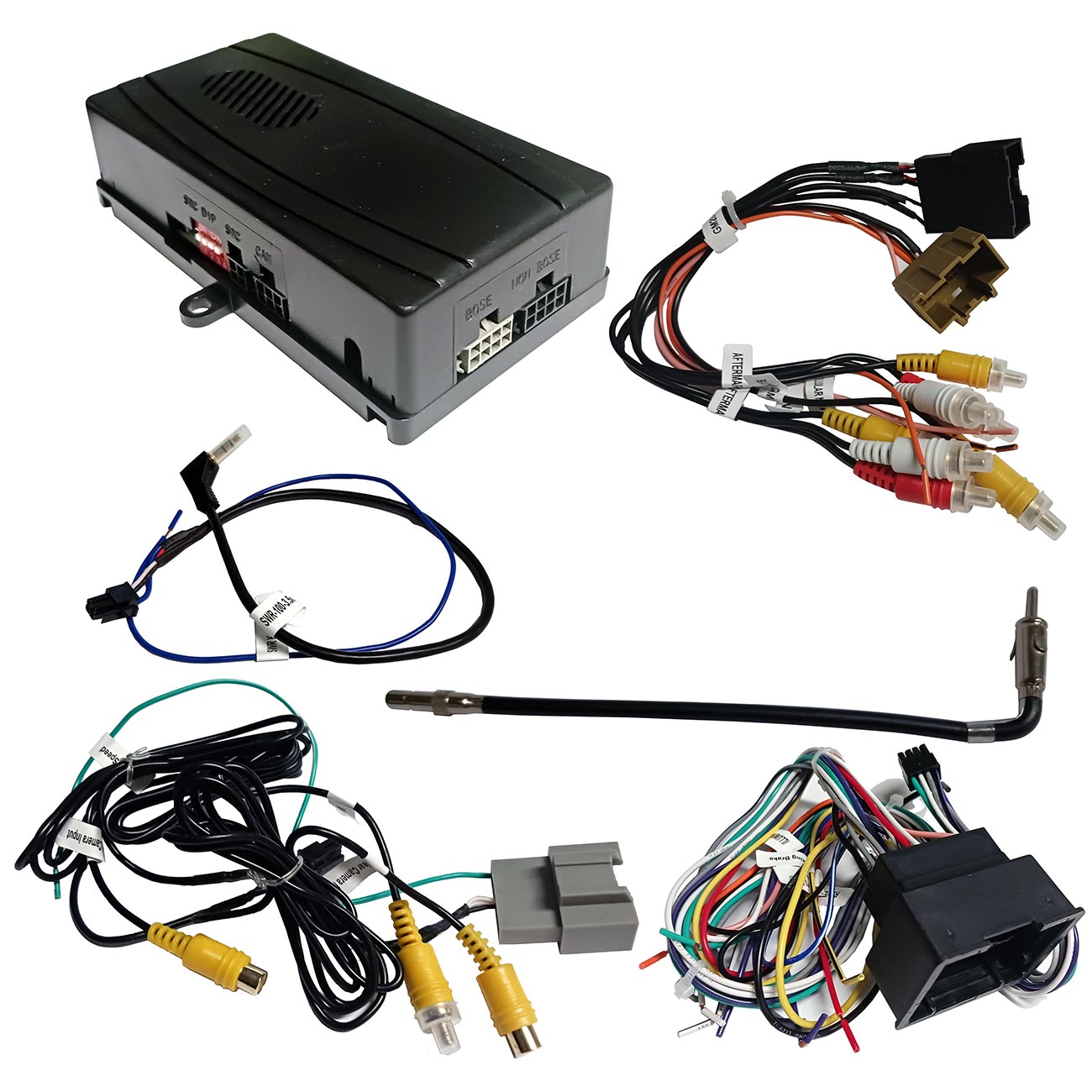 OnStar Radio Replacement Interface with SWC Retention & Video Switcher for Select '12-'14 GM LAN-29