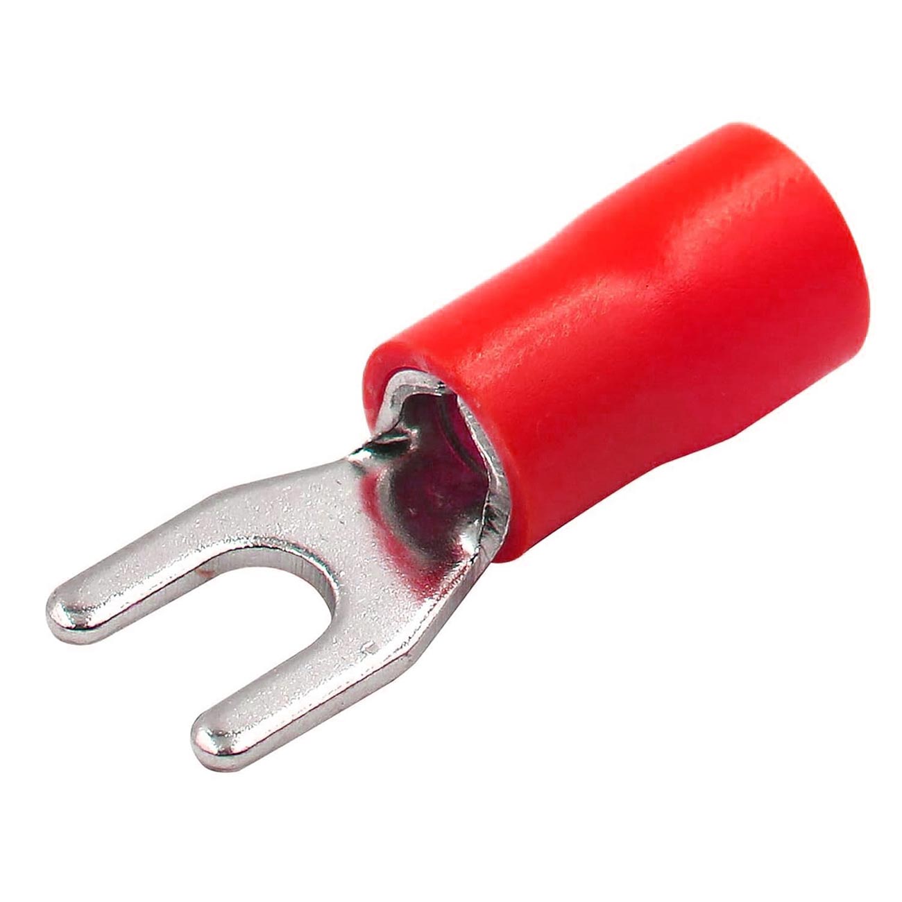 XScorpion Spade Terminals #8 - 18/22ga. - Red (100 pack)