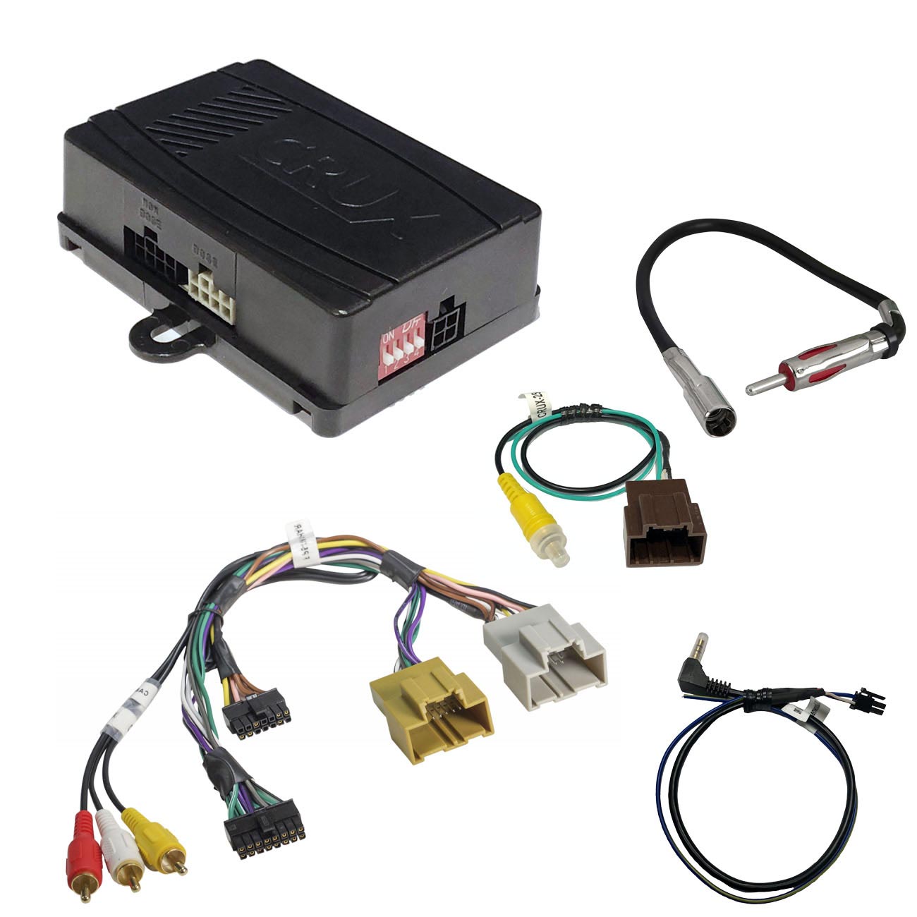 Crux Radio Replacement Interface with Steering Wheel Control for Select 2016-2018 for 7GÇ¥ GM IOA & I