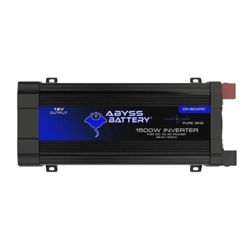 ABYSS 12V 1500W DC to AC Inverter û Pure Sine Wave | AB-INV-1500W *DROP-SHIP ITEM - Clinch River Fishing USA