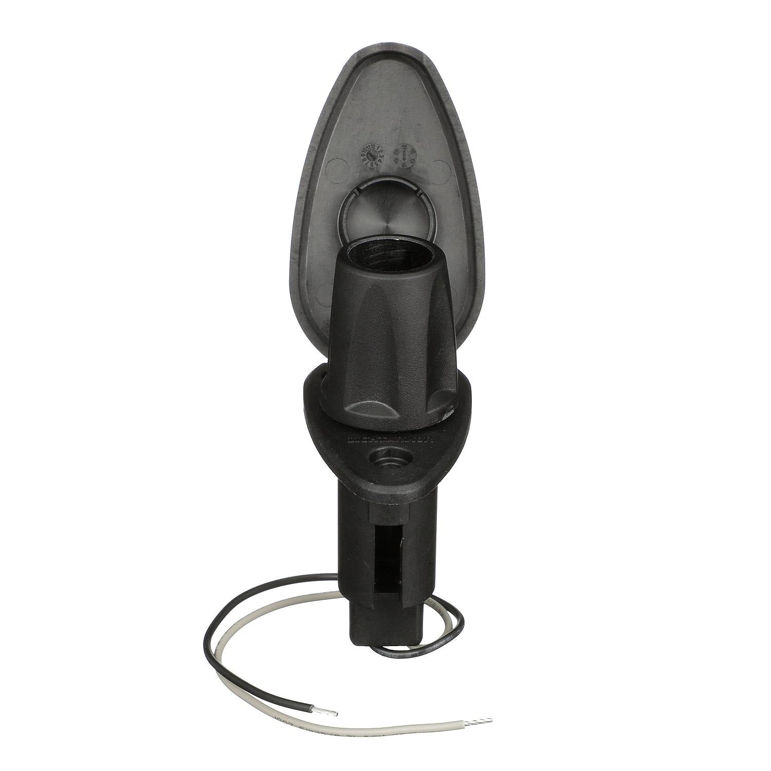 Attwood 910T Series Teardrop Base 2-Pin Black Composite Cover - Clinch River Fishing USA