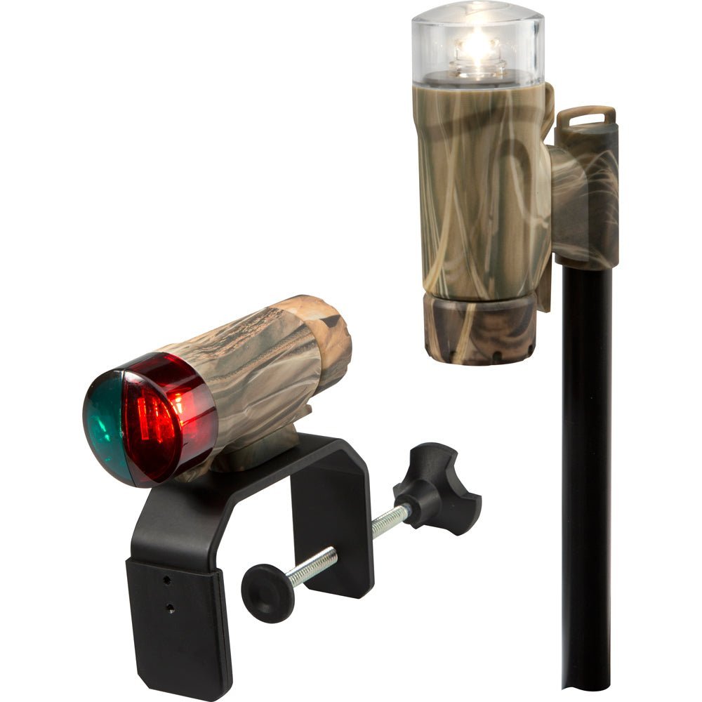 Attwood Clamp-On Portable LED Light Kit - RealTree® Max-4 Camo - Clinch River Fishing USA