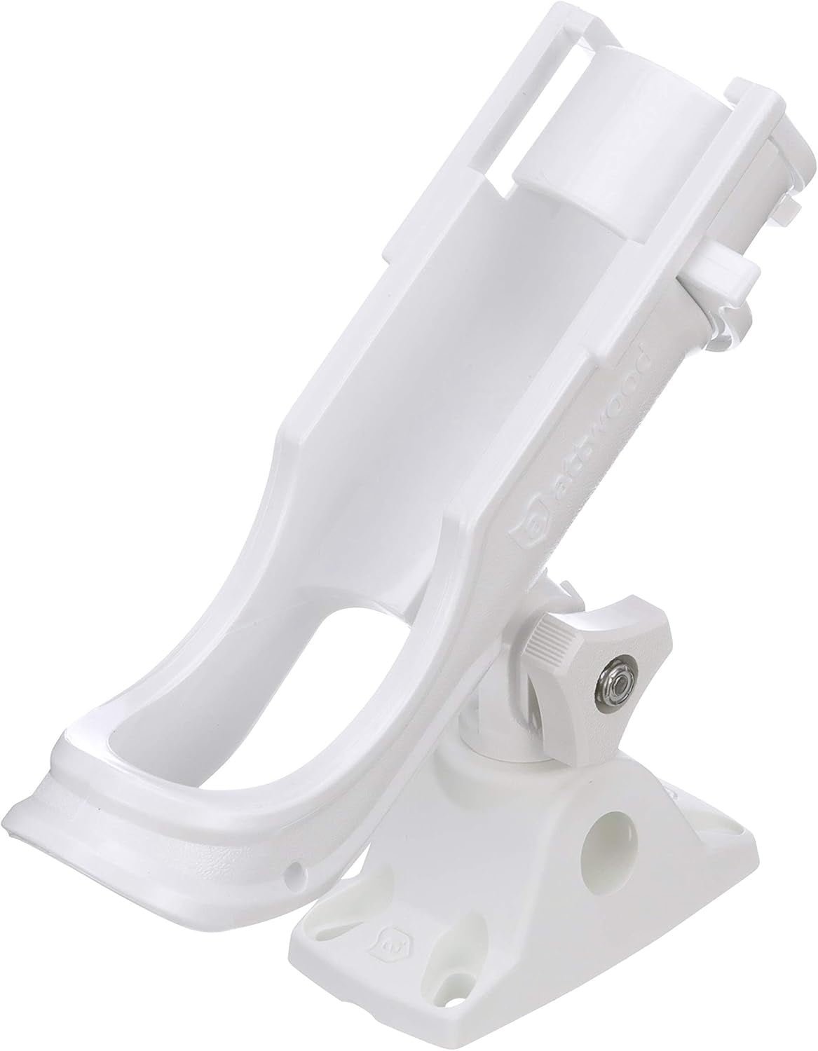 Attwood Heavy Duty Adjustable White Rod Holder with Combo Mount - Clinch River Fishing USA
