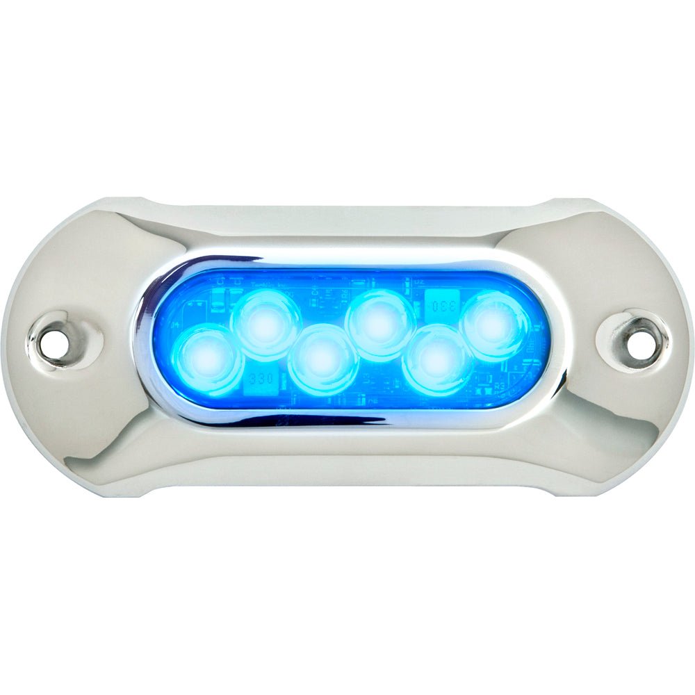 Attwood Light Armor Underwater LED Light - 6 LEDs - Blue - Clinch River Fishing USA