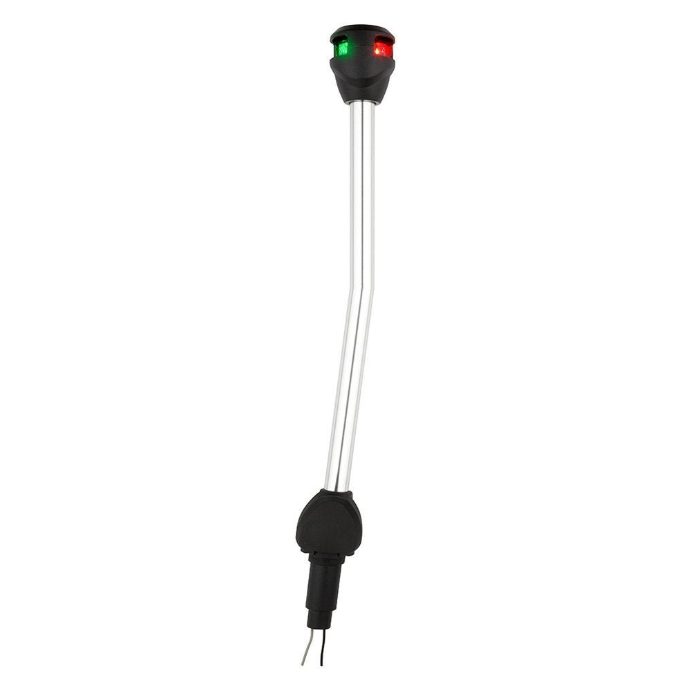 Attwood LightArmor Bi-Color 10in Angled Locking Collar Pole 2-Pin LED - Clinch River Fishing USA