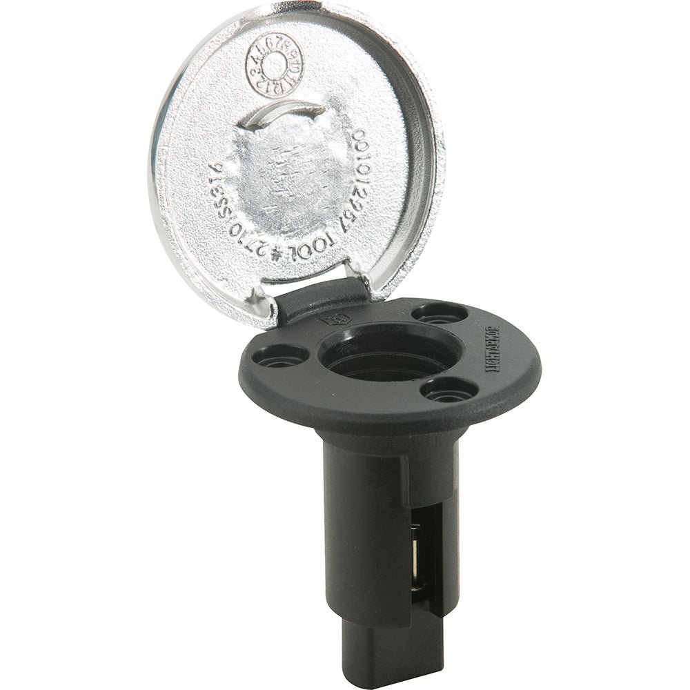 Attwood LightArmor Plug - In Base - 2 Pin - Stainless Steel - Round - Clinch River Fishing USA