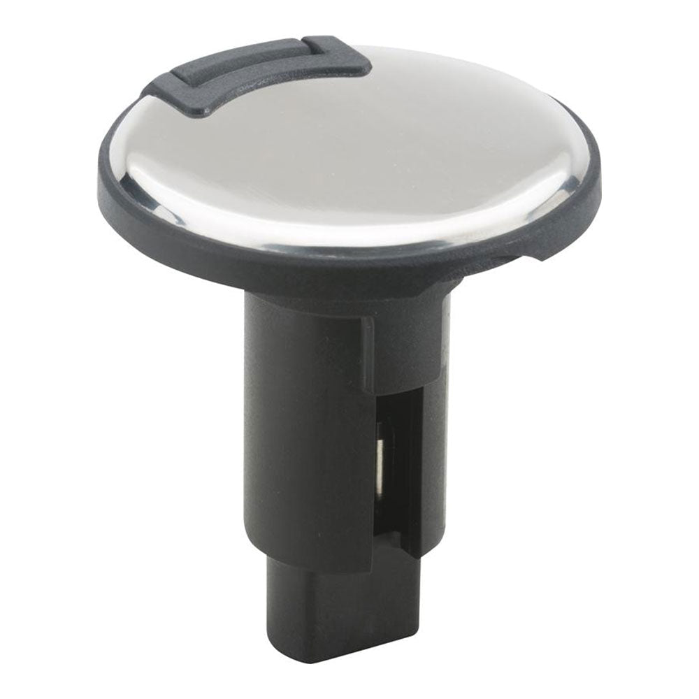 Attwood LightArmor Plug-In Base - 3 Pin - Stainless Steel - Round - Clinch River Fishing USA