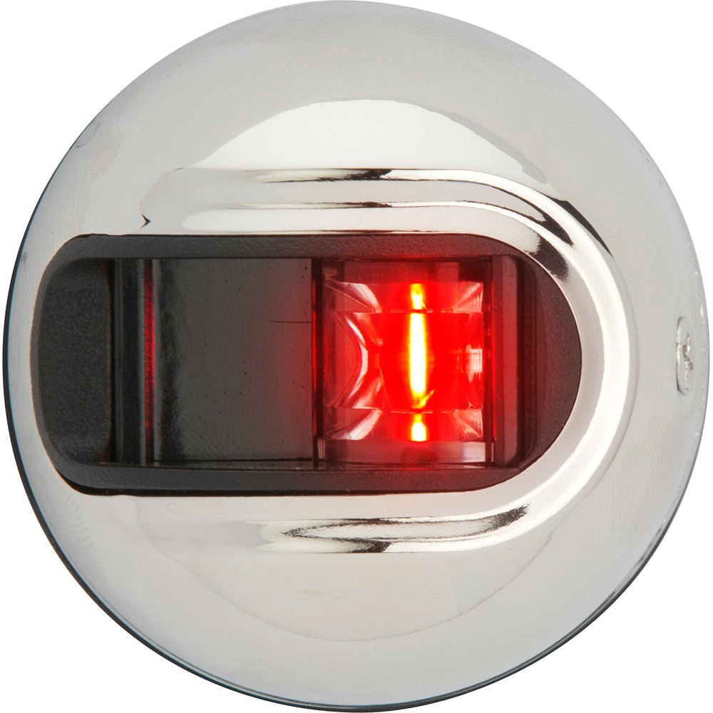 Attwood LightArmor Vertical Surface Mount Navigation Light - Port (red) - Stainless Steel - 2NM - Clinch River Fishing USA