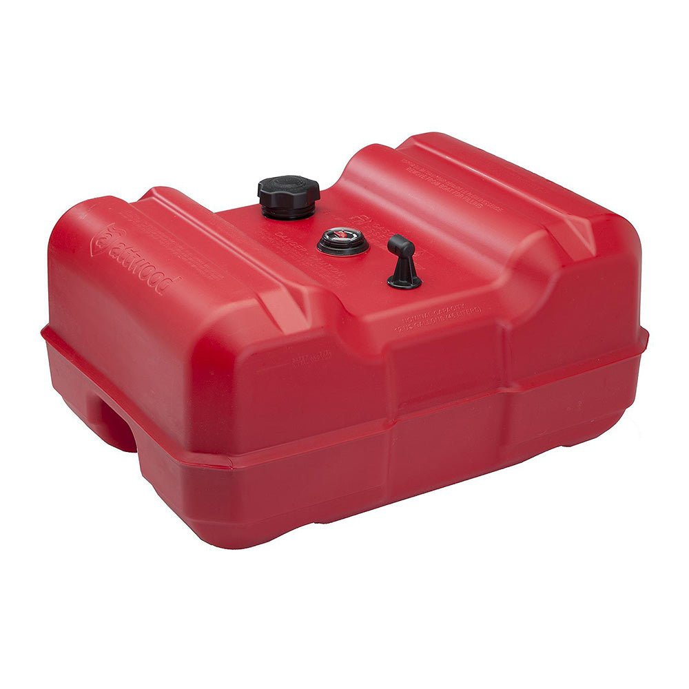 Attwood Portable Low Profile Fuel Tank - 12 Gallon w/Gauge - Clinch River Fishing USA