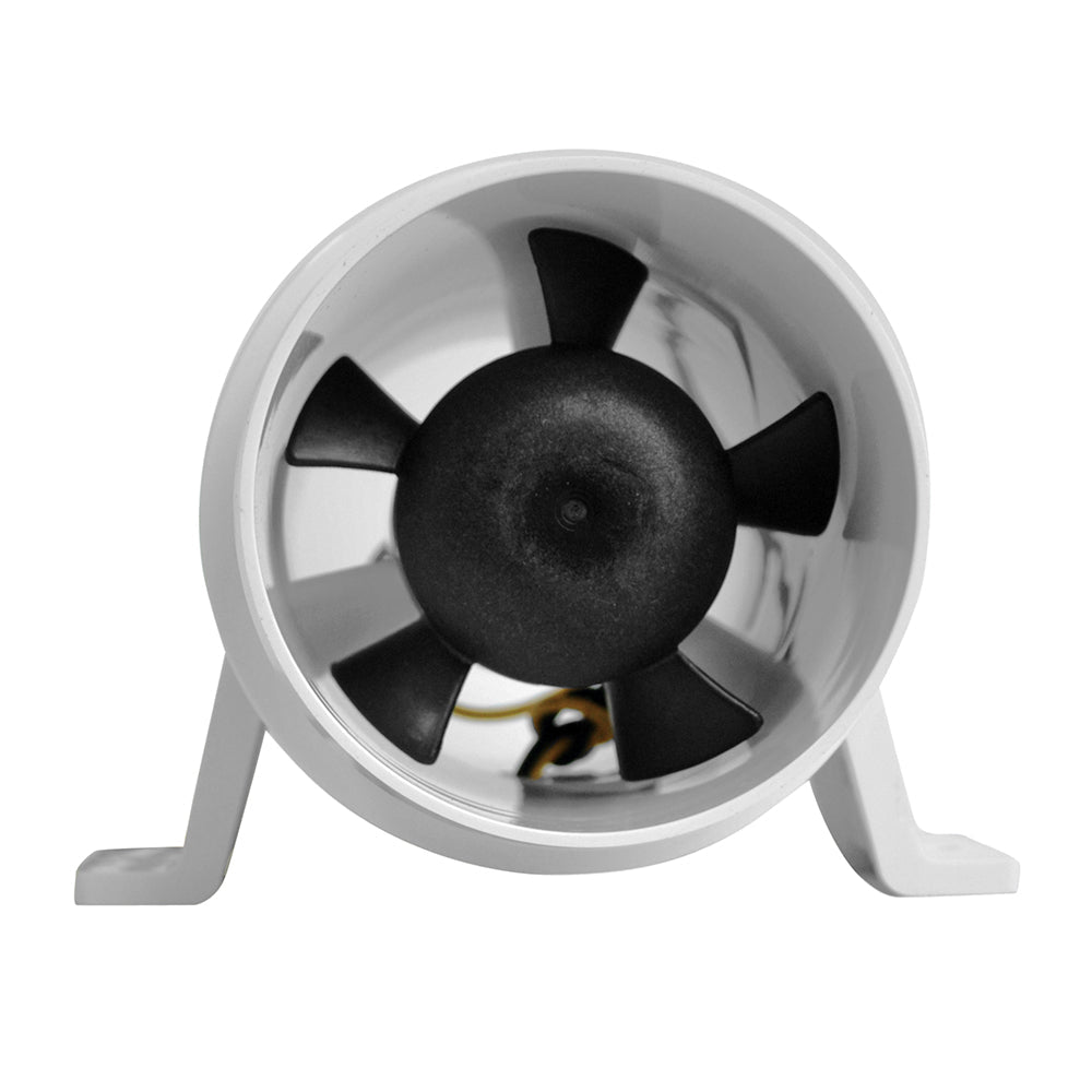 Attwood Turbo 3000 Series Water-Resitant, In-Line Blower - 12V - White - Clinch River Fishing USA