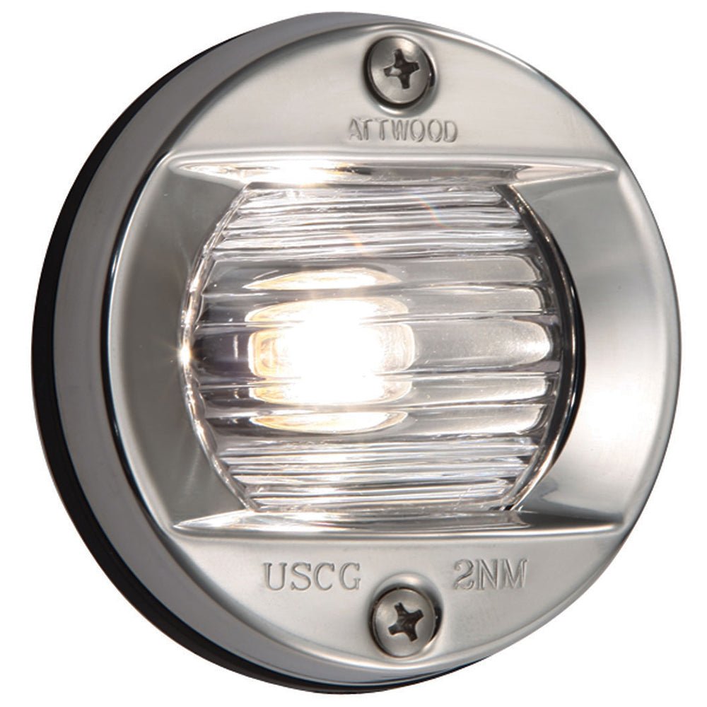 Attwood Vertical, Flush Mount Transom Light - Round - Clinch River Fishing USA