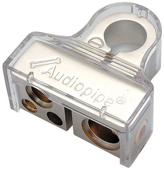 Audiopipe Platinum Finish Battery Terminal Negative - Multi-Feed - Clinch River Fishing USA
