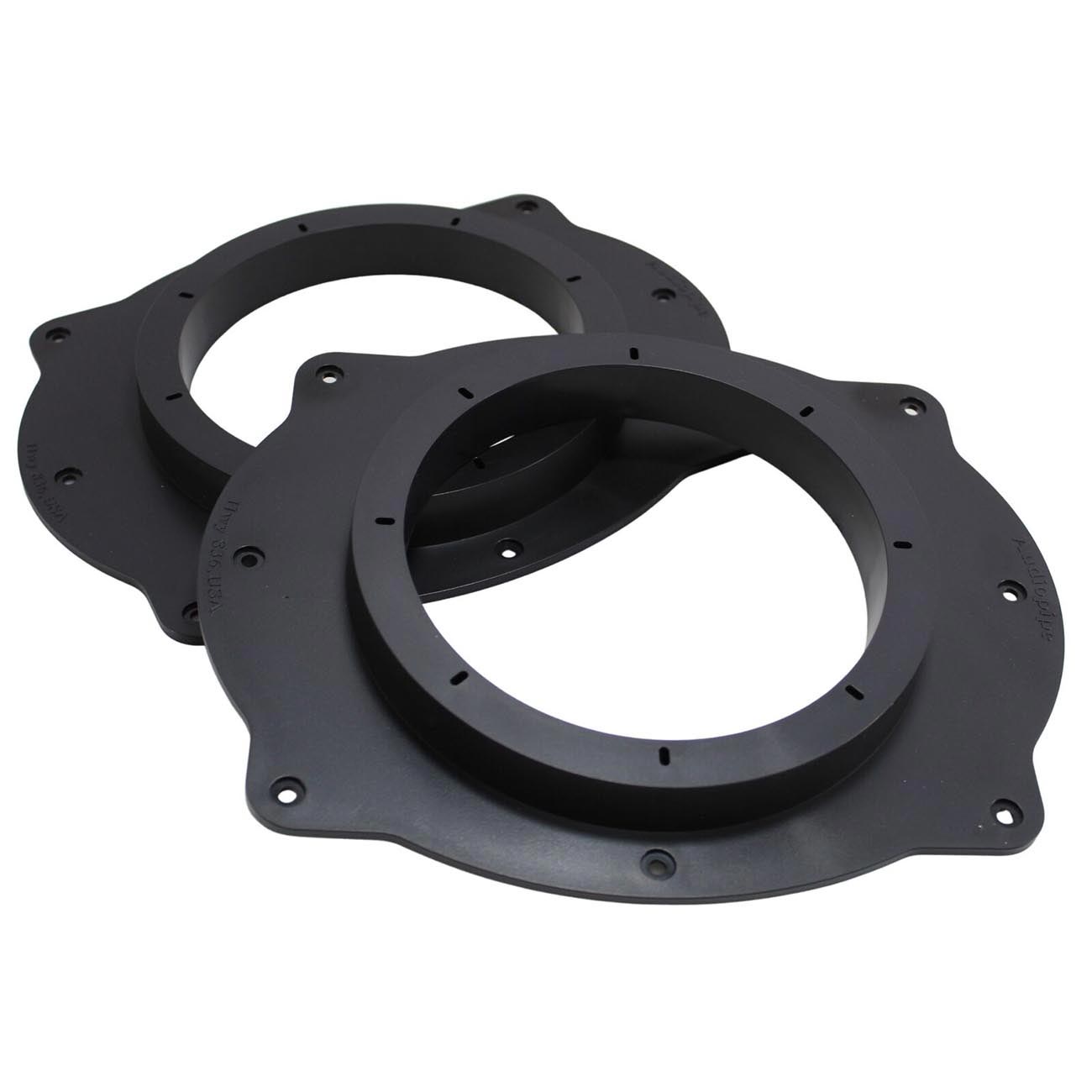 Audiopipe - Toyota 6x9" to 6" PVC Plastic Adapter Ring Spacer Black (Pair) - Clinch River Fishing USA
