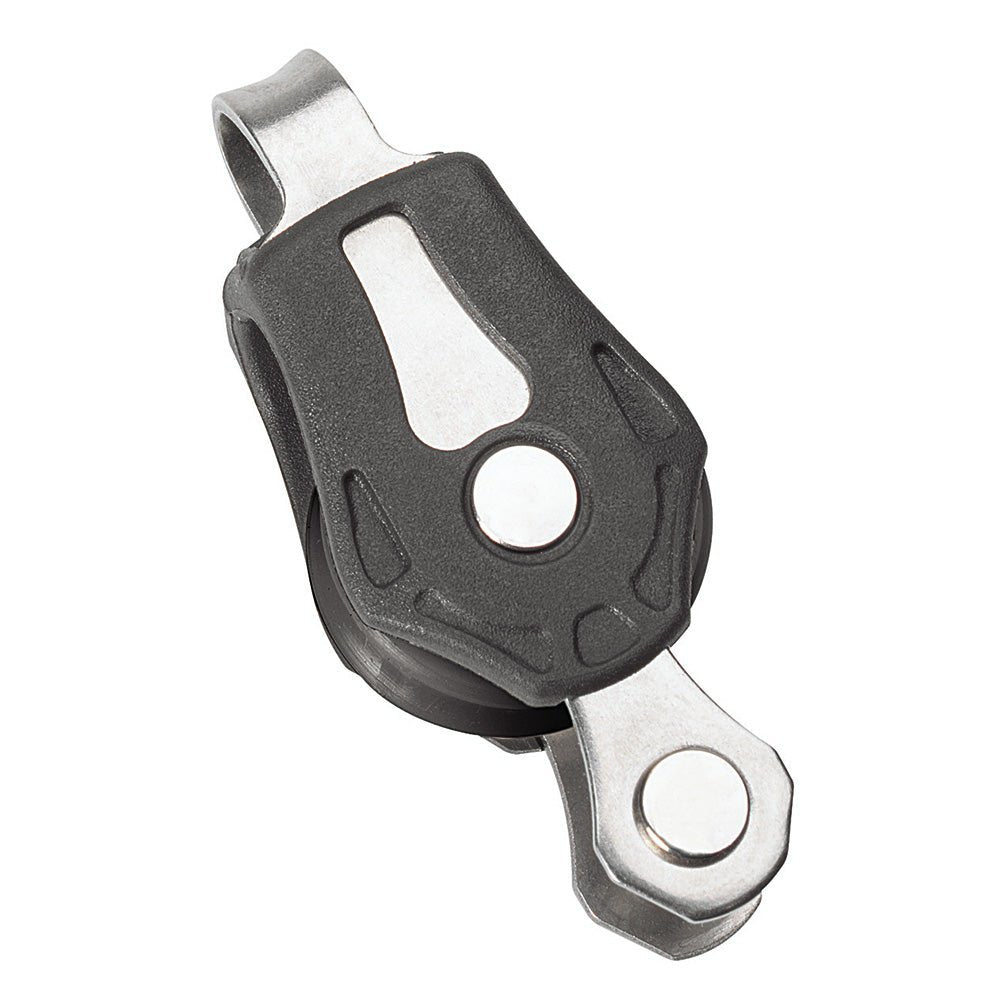 Barton Marine Size 0 20mm Plain Bearing Pulley Block Single Fixed Eye & Becket - Clinch River Fishing USA