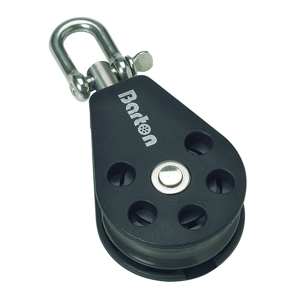 Barton Marine Size 1 Single Swivel Block w/Becket - Clinch River Fishing USA
