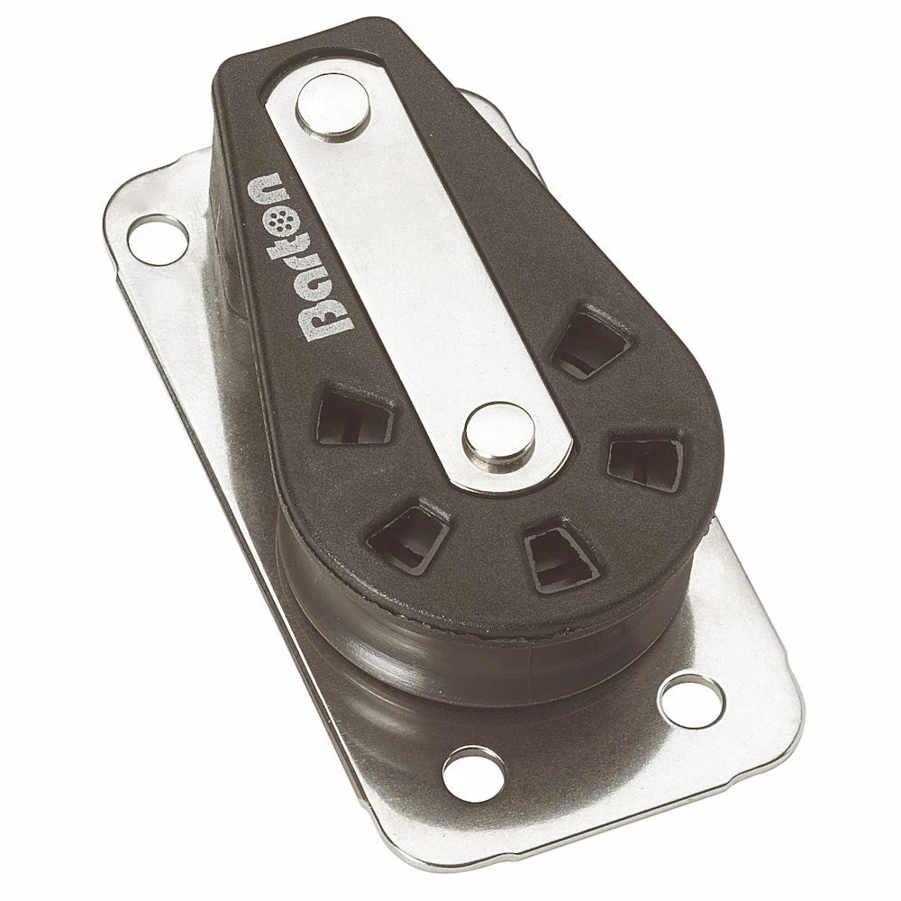 Barton Size 4 58mm Plain Bearing Pulley Cheek Block - Clinch River Fishing USA