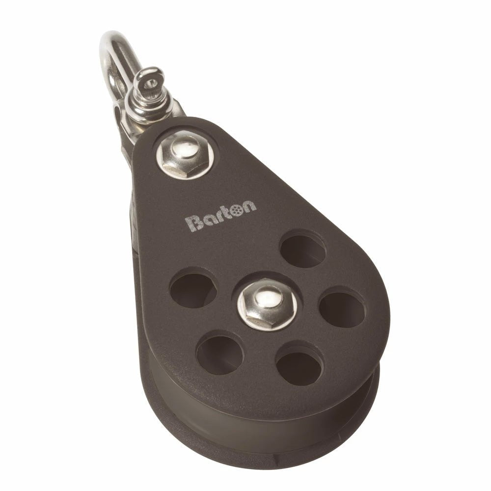 Barton Size 5 54mm Plain Bearing Pulley Block Reverse Shackle - Clinch River Fishing USA