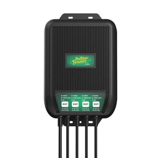 BATTERY TENDER 40 AMP, 12V - 4 Bank Marine | 022-1009-DL-WH - Clinch River Fishing USA