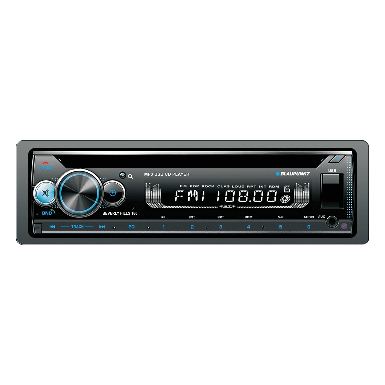 Blaupunkt Detachable Face CD Receiver with Bluetooth USB Input & Remote - Clinch River Fishing USA